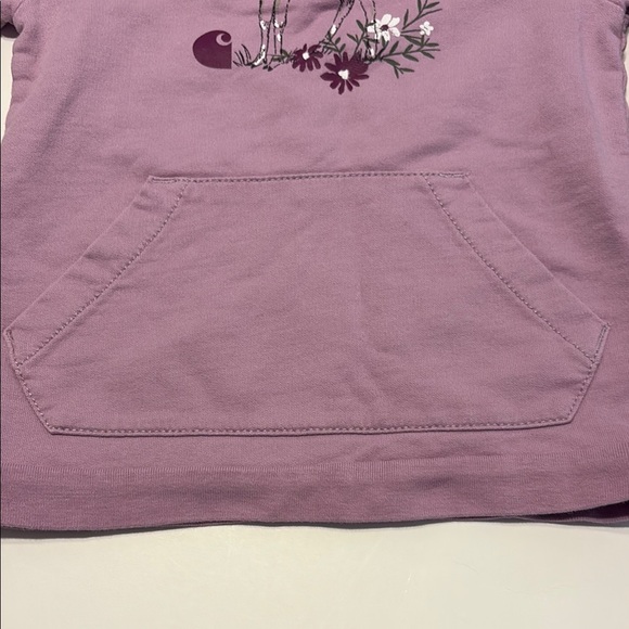 Lavender Graphic Crewneck sweatshirt with Ribbed Cuffs - Picture 4 of 5